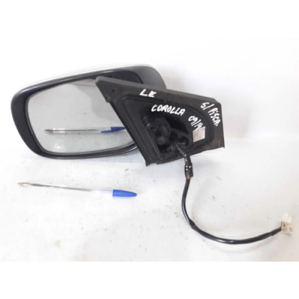 Espelho Retrovisor Ext Elét Esquerdo Corolla 09/14 S/ Pisca 