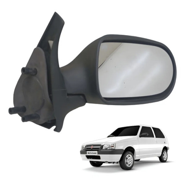 Retrovisor Uno 2p Direito S/regulagem 2004 2005 2006 A 2011