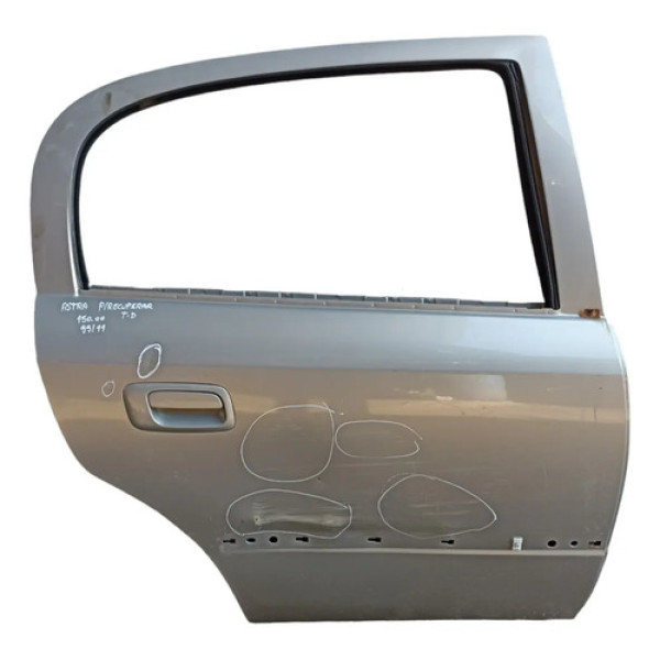 Porta Traseira Direita Gm Astra 1999/2011 Pra Recuperar Traseira Direito Prata