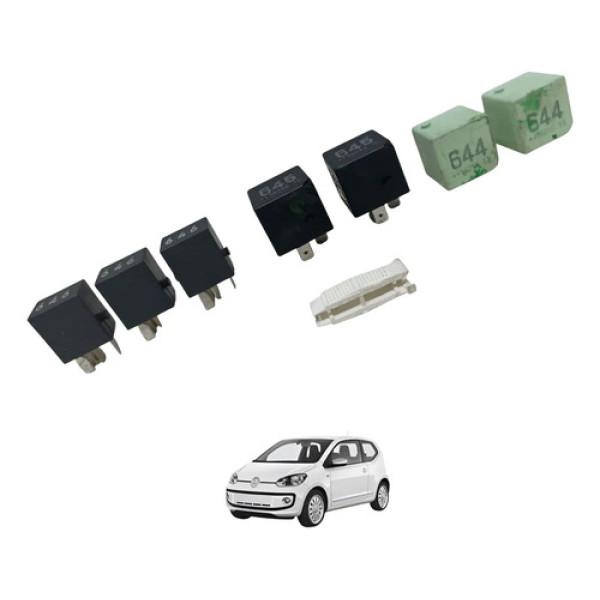 Kit Reles Caixa Fusível Volks Up 1.0 2014 2015 2016 A 2021