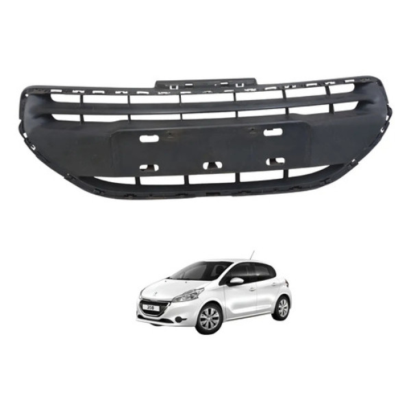 Grade Peugeot 208 Parachoque Dianteiro 2013 2014 2015 2016 Preto