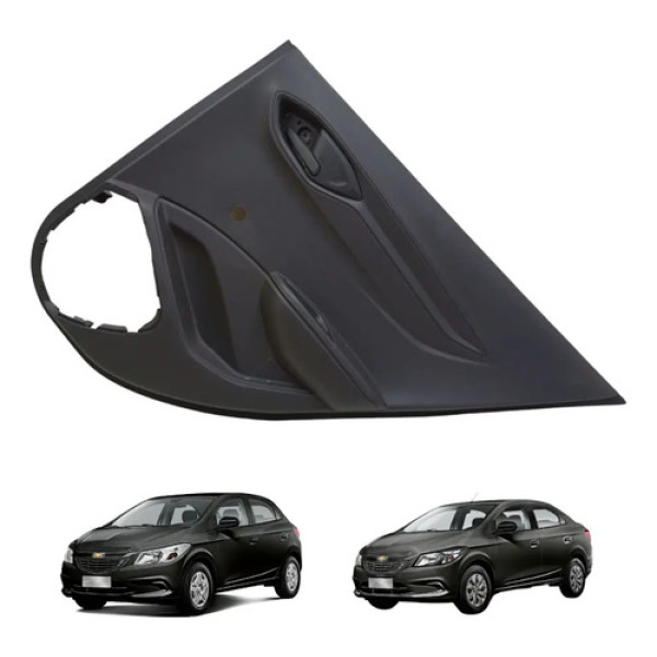 Forro Porta Traseira Direita Onix Prisma 2012 2013 A 2019 Preto