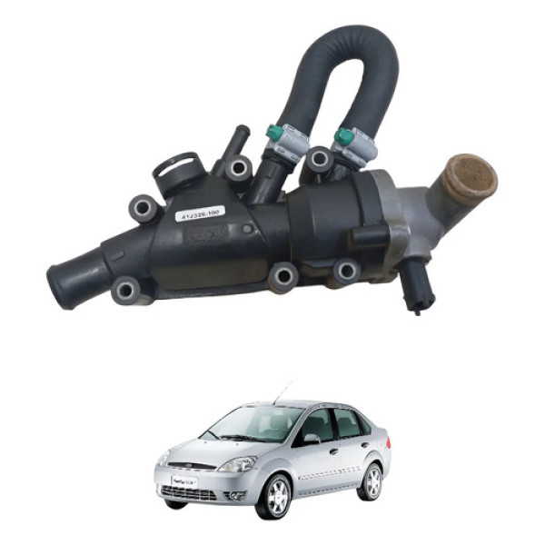 Carcaça Válvula Termostática Fiesta Ecosport Rocam 2004/2012