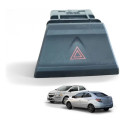 Botão  Pisca Alerta Onix Prisma 2013 A 2019 52046393 Preto