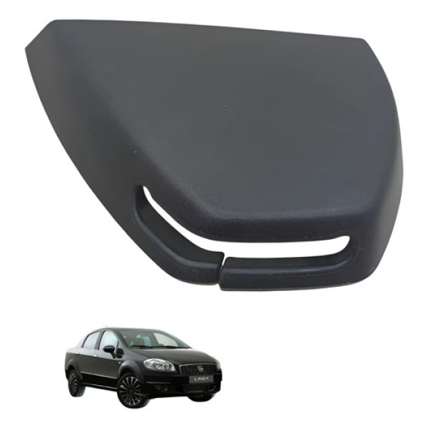 Moldura Banco Traseiro Esquerdo Linea 2008 A 2015 Original Preto