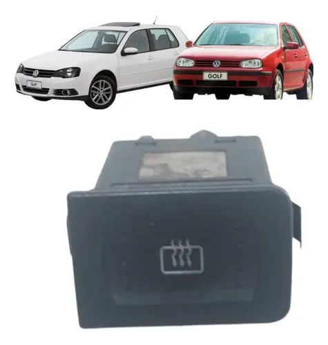 Botão Desembaçador Vidro Traseiro Golf 1999 A 2012 5cm