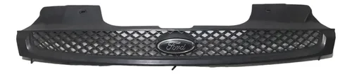Grade Dianteira Superior Ford Fiesta 2004 2005 2006 Original Preto Plástico