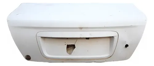 Tampa Traseira Fiat Siena Branco C Avaria Original