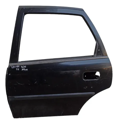 Porta Traseira Esquerda Vectra 1996 A 2006 Traseira Esquerdo Preto