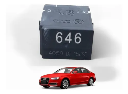 Rele 646 Auxiliar Injeção Audi A4 2.0 Tfsi 13/2016 4h0951253