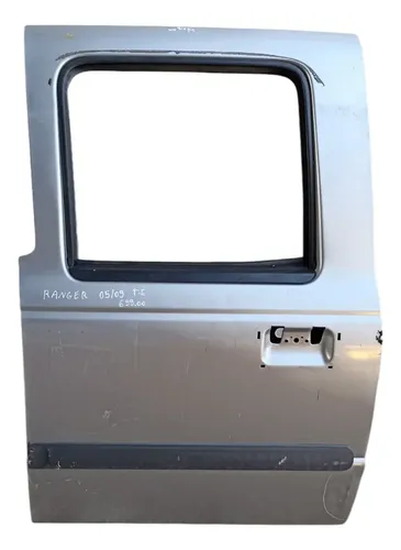 Porta Traseira Esquerda Ford Ranger 2005 06 07 08 09 Traseira Esquerda Prata