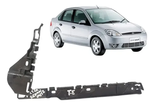 Guia Lateral Para-choque Traseiro Esquerda Fiesta Sedan 2004