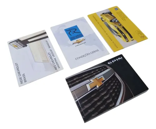 Kit Manual Proprietário Spin 2014 Usado Original