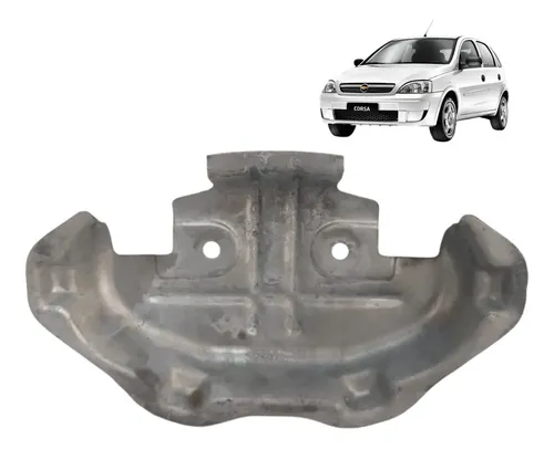 Suporte Maçaneta Ext Corsa Maxx 2003 A 10 Traseira Direita  Prata Traseira