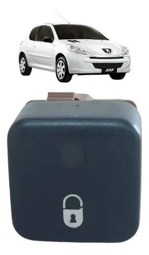 Botão Trava Portas Peugeot 207 2008 A 2014 Original