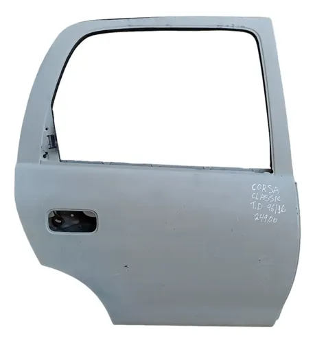 Porta Traseira Direita Corsa Classic 1996 97 98 99/16 Origin Traseira Direito Preto