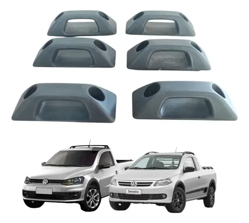 Kit Com 6 Ganchos Caçamba Saveiro 2010 A 2016 5u7864203