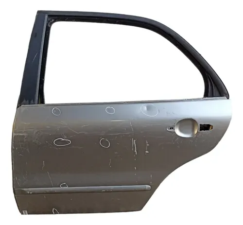 Porta Traseira Esquerda Marea Brava Fiat 1994 Original Traseira Esquerdo Prata