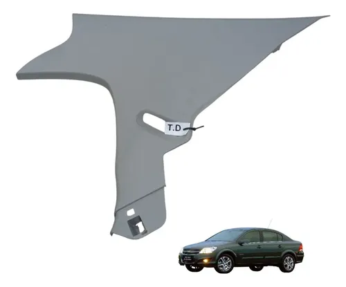 Moldura Coluna Tras Vectra Sedan Direita 2007 2008 A 2011