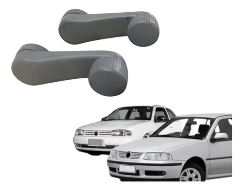 Manivela Vidro Elevação Vw Gol Parati Saveiro 2000 A 2005 Cinza