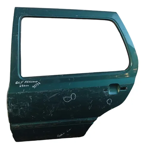 Porta Traseira Esquerda Volkswagen Golf Mexicano 95/98 Traseira Esquerdo Verde