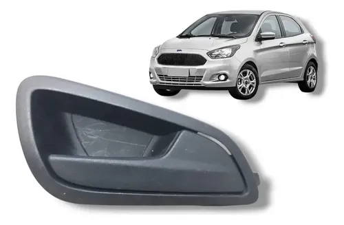 Maçaneta Interna Dianteiro Direito Ford Ka 2015/19 Original Preto Dianteira