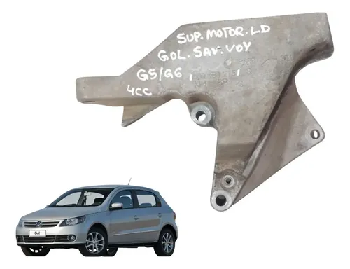 Suporte Coxim Motor Lado Direito Polo Fox Gol 2009 A 2018