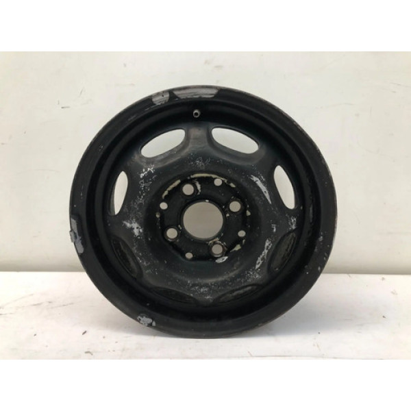 Roda Ferro Estepe Aro 13 4x100 Vw Gol G3 1998 2005 Preto