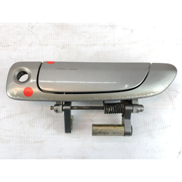 Maçaneta Externa Dianteira Esquerda Cinza Civic 2001 2006 Dt Cinza Dianteira