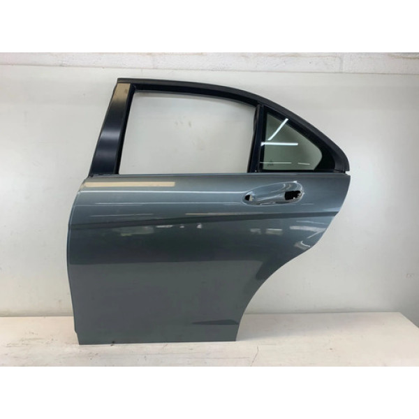 Porta Traseira Esquerda Mercedes C180 2011 2012 Traseira Esquerdo Cinza