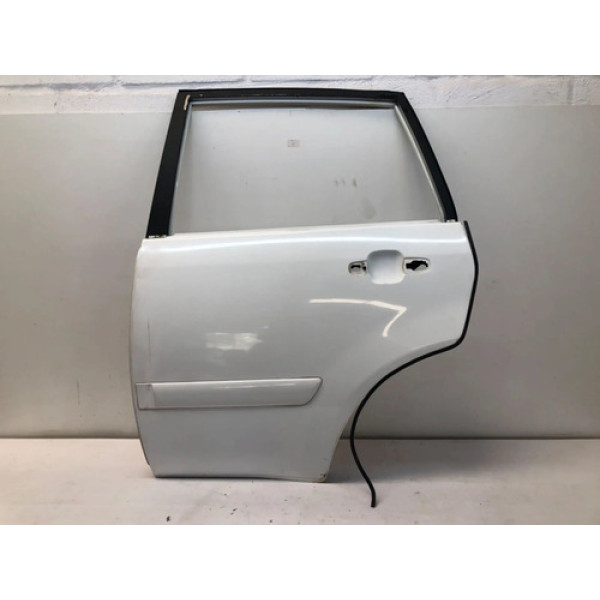 Porta Traseira Esquerda Chery Tiggo 2009 2012 Branca Traseira Esquerdo Branco