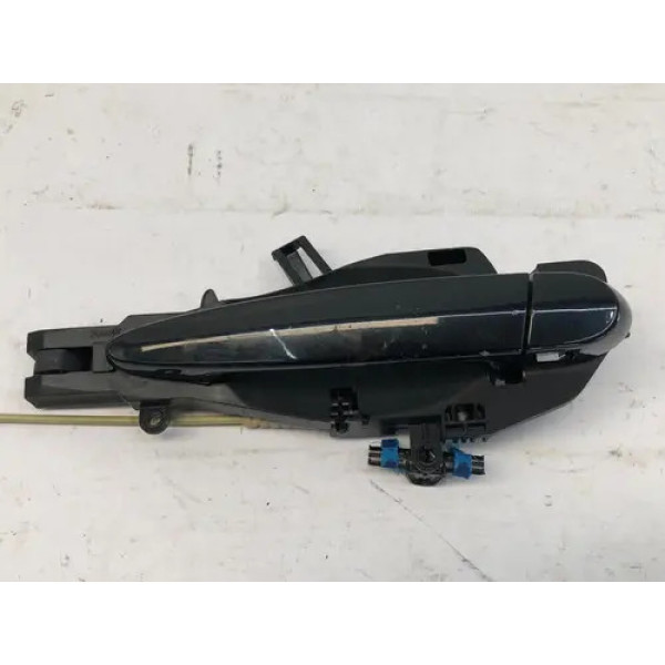 Maçaneta Externa Porta Traseira Esquerda Bmw X1 2010 2015 Preto Traseira