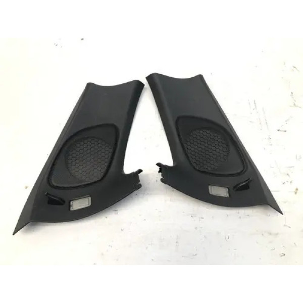 Par Tela Alto Falante Porta Malas Volvo V40 Sw 2000 2004 Det Preto