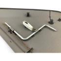 Acabamento Esquerdo Painel Porsche Cayenne 2011 2014 Cinza
