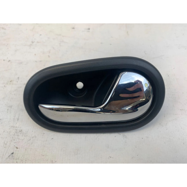 Maçaneta Interna Direita Renault Sandero 2014 2019 Preto Dianteira/traseira