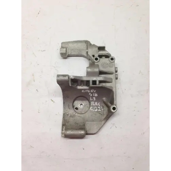 Suporte Compressor Bomba Direção - Chery S18 1.3 Flex 2012