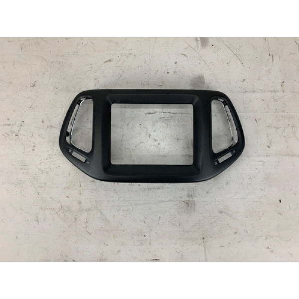 Moldura Multimidia Difusor Jeep Compass 2016 2021 Preto