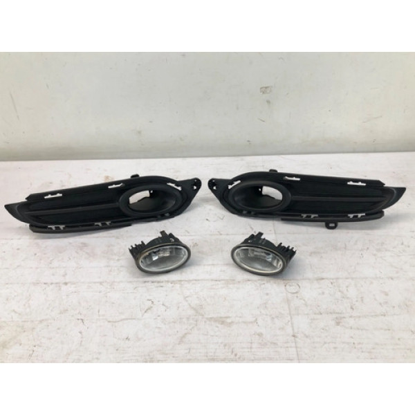Kit Farol Milha Moldura Honda Hrv 2015 2018 W0577d Transparente