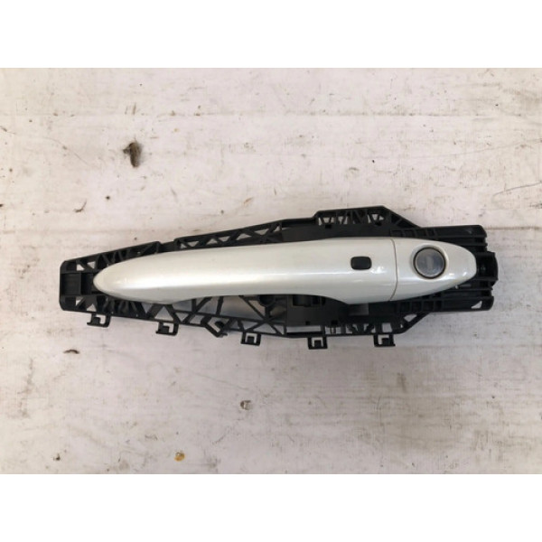 Maçaneta Externa Dianteira Esquerda Jeep Compass 2016 2021 Branco Dianteira