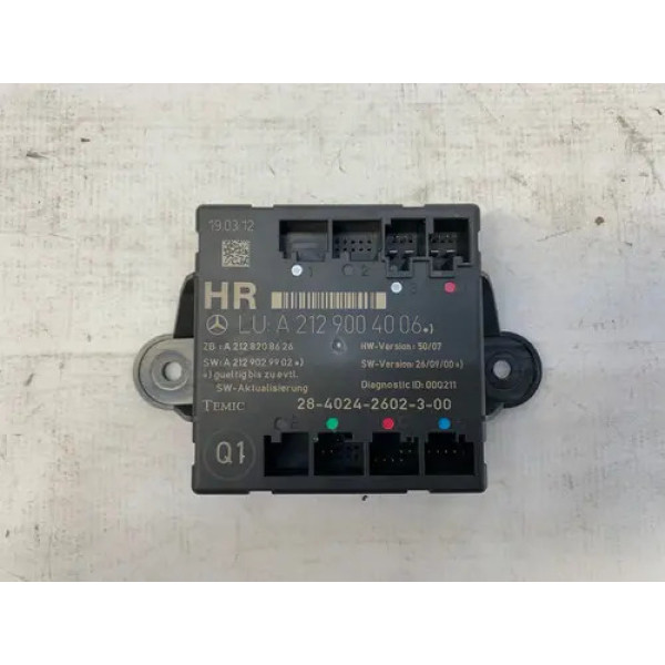 Modulo Porta Traseiro Direito C180 1.8 2011 2012 A2129004006