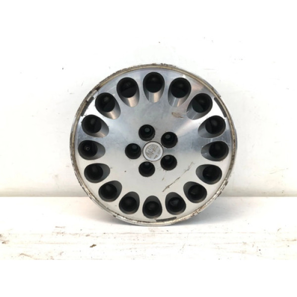 Roda Liga Aro 15 5x100 Alfa Romeo 164 1993 1997 Detalhe Prateado