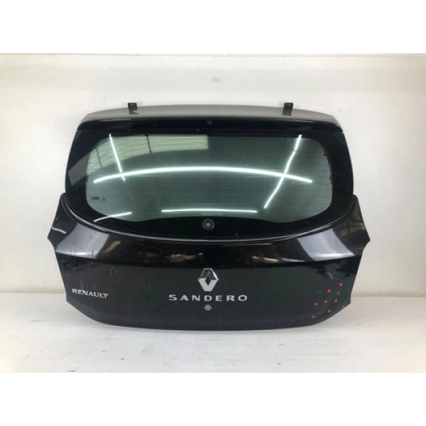 Tampa Traseira Renault Sandero Expression 2014 2019 Preto