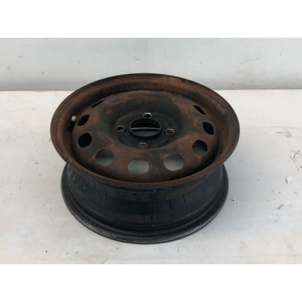 Roda Ferro Aro 14 4x108 Ford Escort 1997 2003 Preto