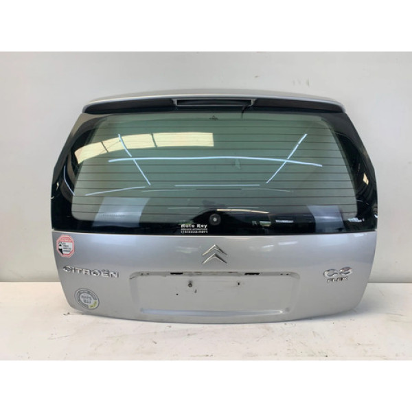 Tampa Traseira Citroën C3 2003 2012 Detalhe Prateado