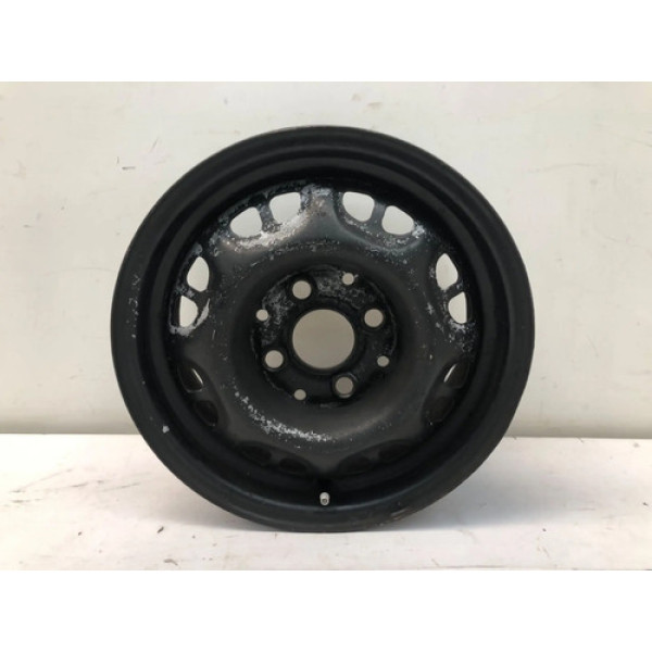 Roda Ferro Aro 13 4x100 Vw Gol G3 1998 2005 Preto