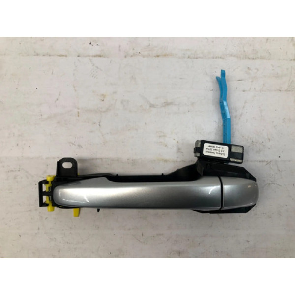 Maçaneta Externa Traseira Esquerda Subaru Forester 2013 2018 Prata Traseira