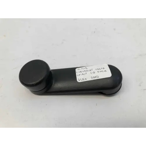 Manivela Máquina Vidro Chevrolet Celta 2007 2015 Preto