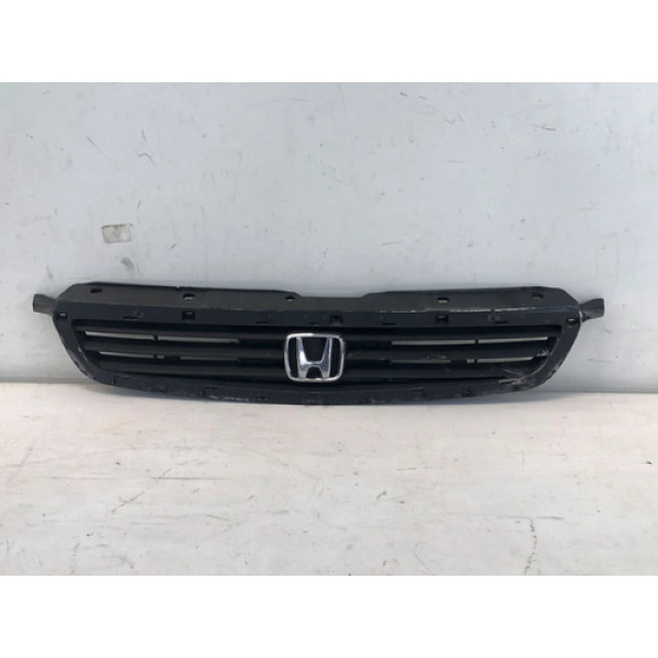 Grade Para Choque Dianteiro Honda Civic 1996 1998 Detalhe Preto Natural