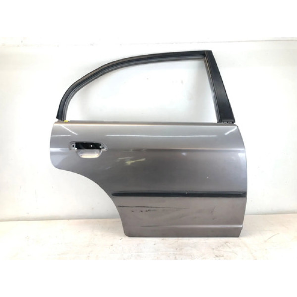 Porta Traseira Direita Honda Civic 2001 2006 Prata Traseira Direita Prateado