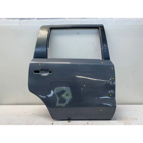 Porta Traseira Direita Nissan Livina 2009 2014 Detalhe Dianteira Esquerdo Cinza-escuro